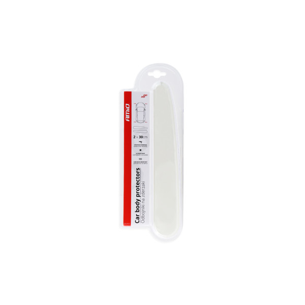 Automašīnas bamperu aizsargi 2 x 30 cm, caurspīdīgi CBP-2 AMIO-02503