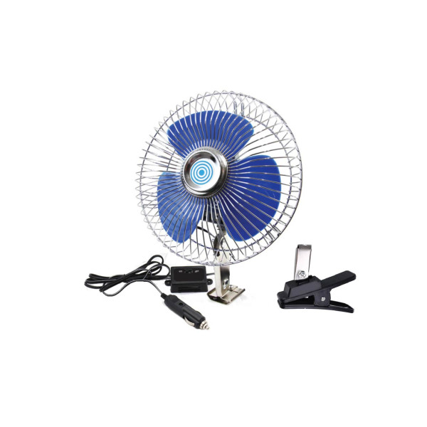 Automašīnas ventilators (metāla) ar skrūvju un klipšu stiprinājumu, CFAN-15 + 24V