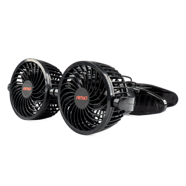 Automašīnas ventilators ar klipsi 2x4" 12V