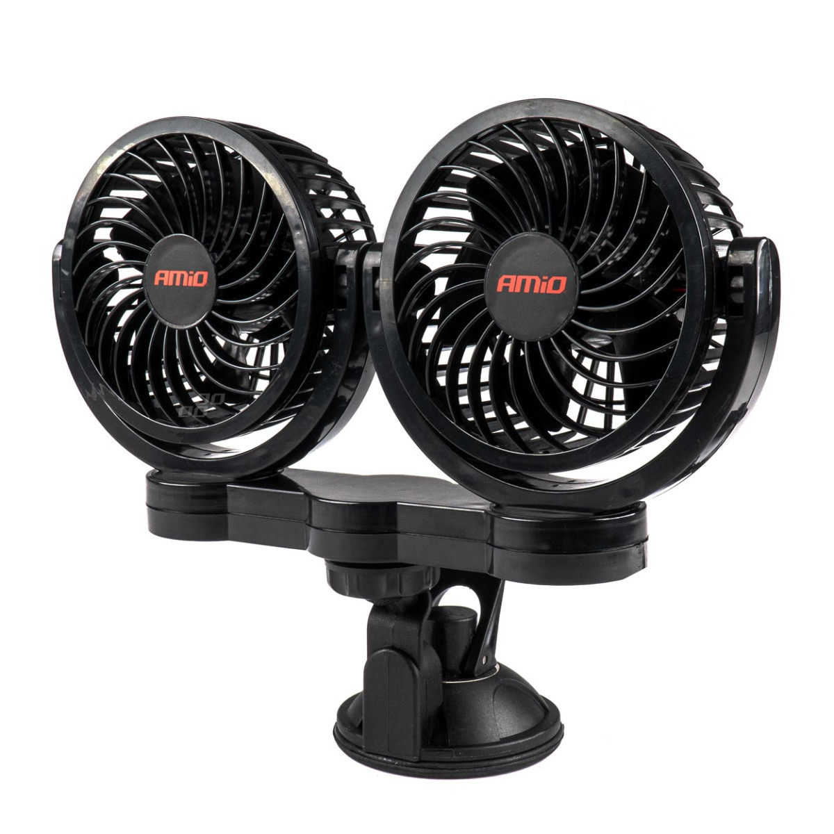 Automašīnas ventilators ar piesūcekni 2x4" 12V