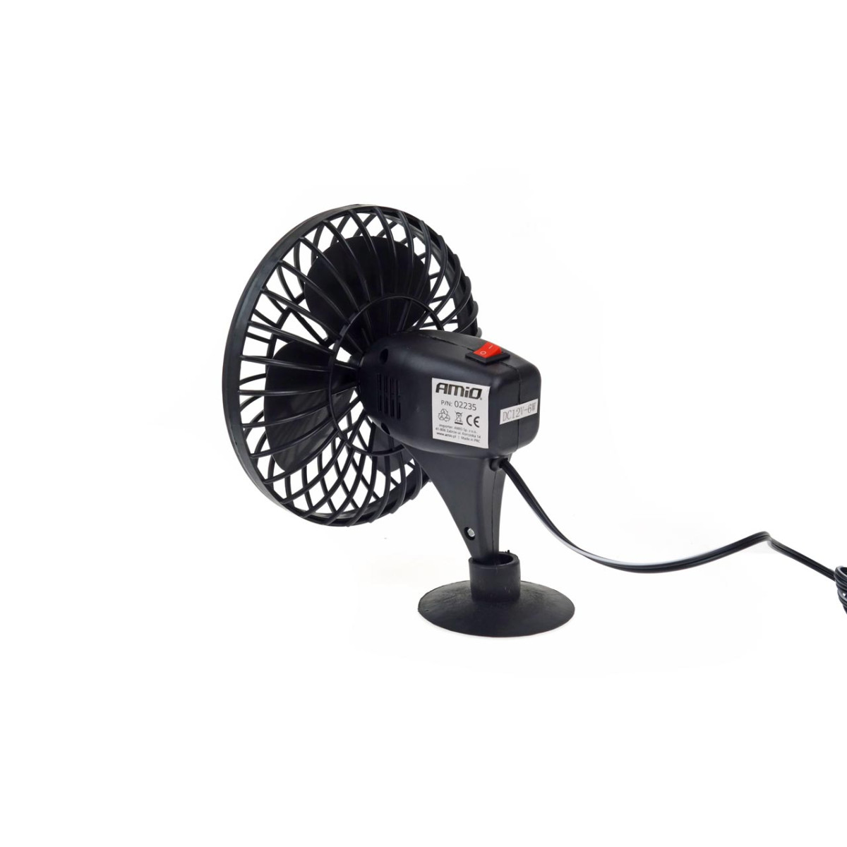Automašīnas ventilators ar piesūcekni, miniFAN 12V