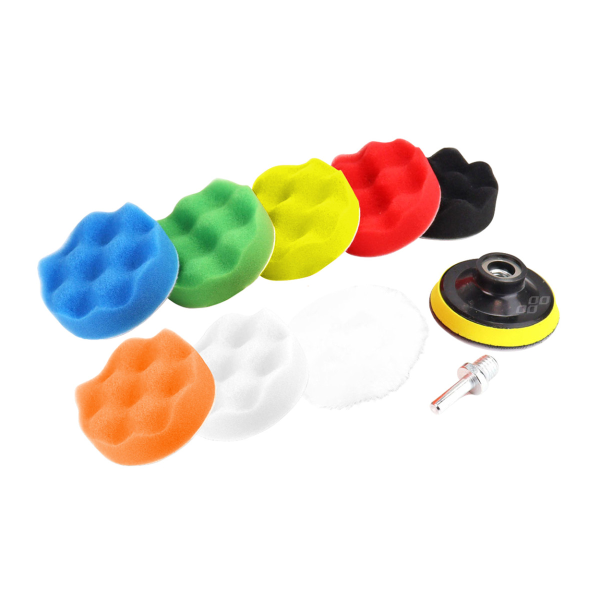 Auto pulēšanas komplekts, 7 gab. 80 mm AMIO-03699