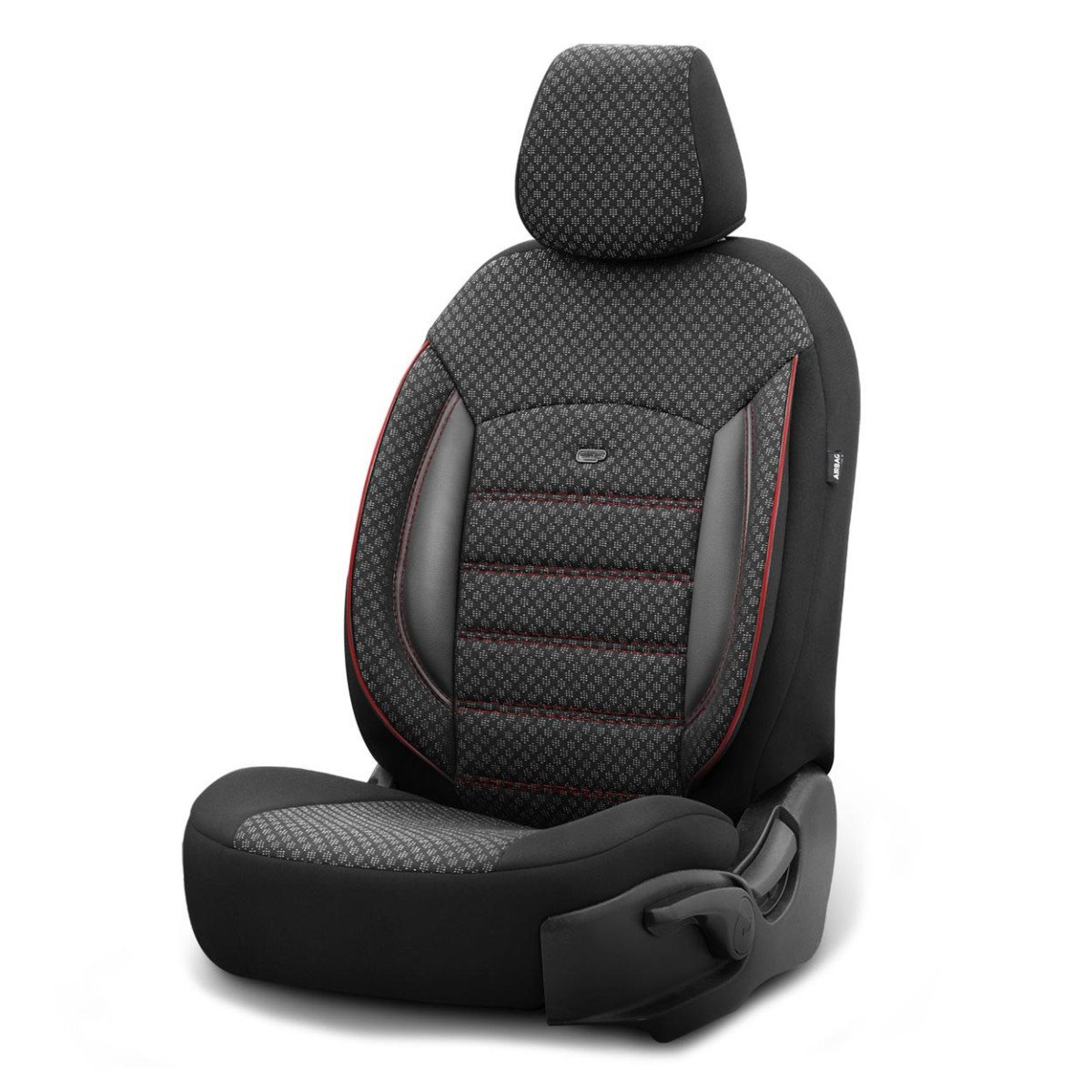 Universālie sēdekļu pārvalki OTOM, SPORT PLUS - pelēki, sarkani