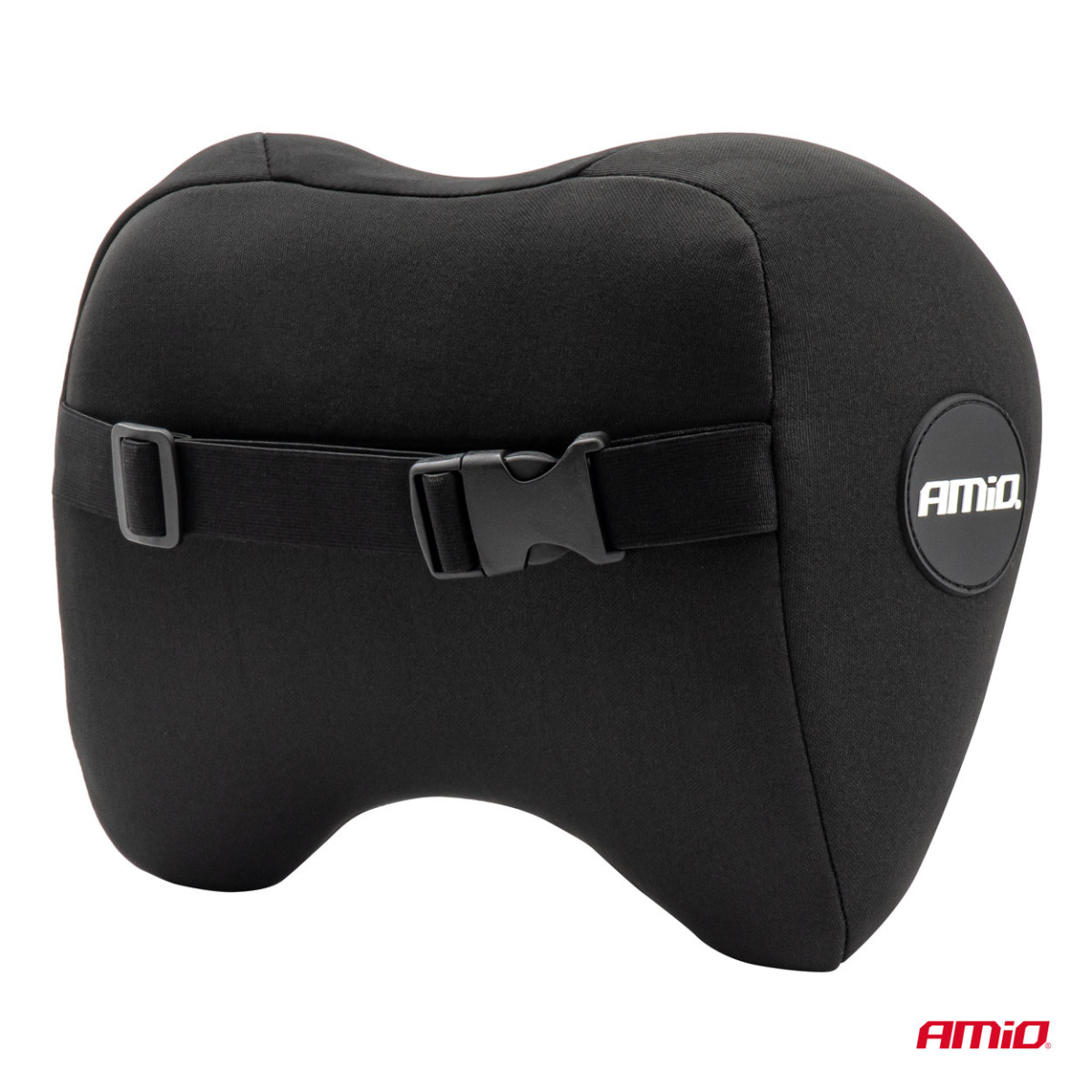 Automašīnas sēdekļa galvas balsta spilvens ar MEMORY putām, melns, CSH-05 AMIO-02961