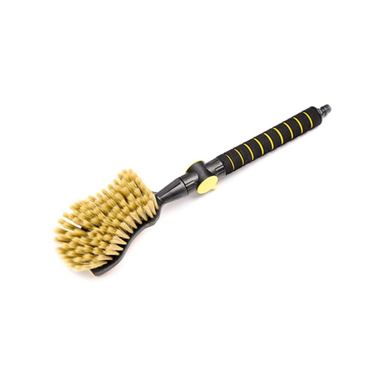Automazgāšanas birste "Nice Touch" Premium ar ūdens smidzināšanas uzgali, mīksti, dzelteni sari, 54 cm