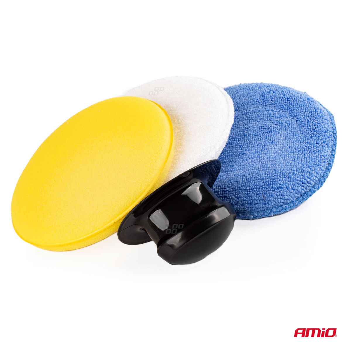 Tīrīšanas un pulēšanas sūkļu komplekts, 3 gab., 125 mm