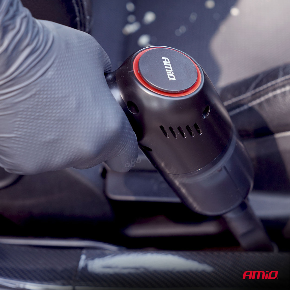 Bezvadu automašīnas putekļsūcējs 70 W, 11 kPa, USB-C, ar HEPA filtru, VC-08 AMIO-04416