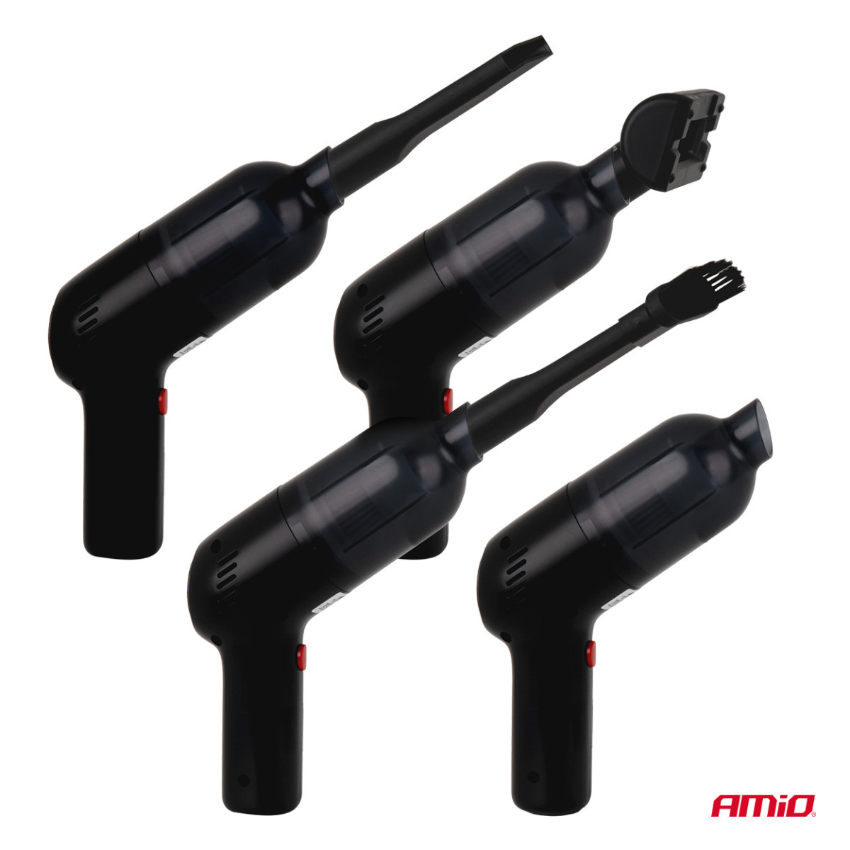 Bezvadu automašīnas putekļsūcējs 70 W, 11 kPa, USB-C, ar HEPA filtru, VC-08 AMIO-04416