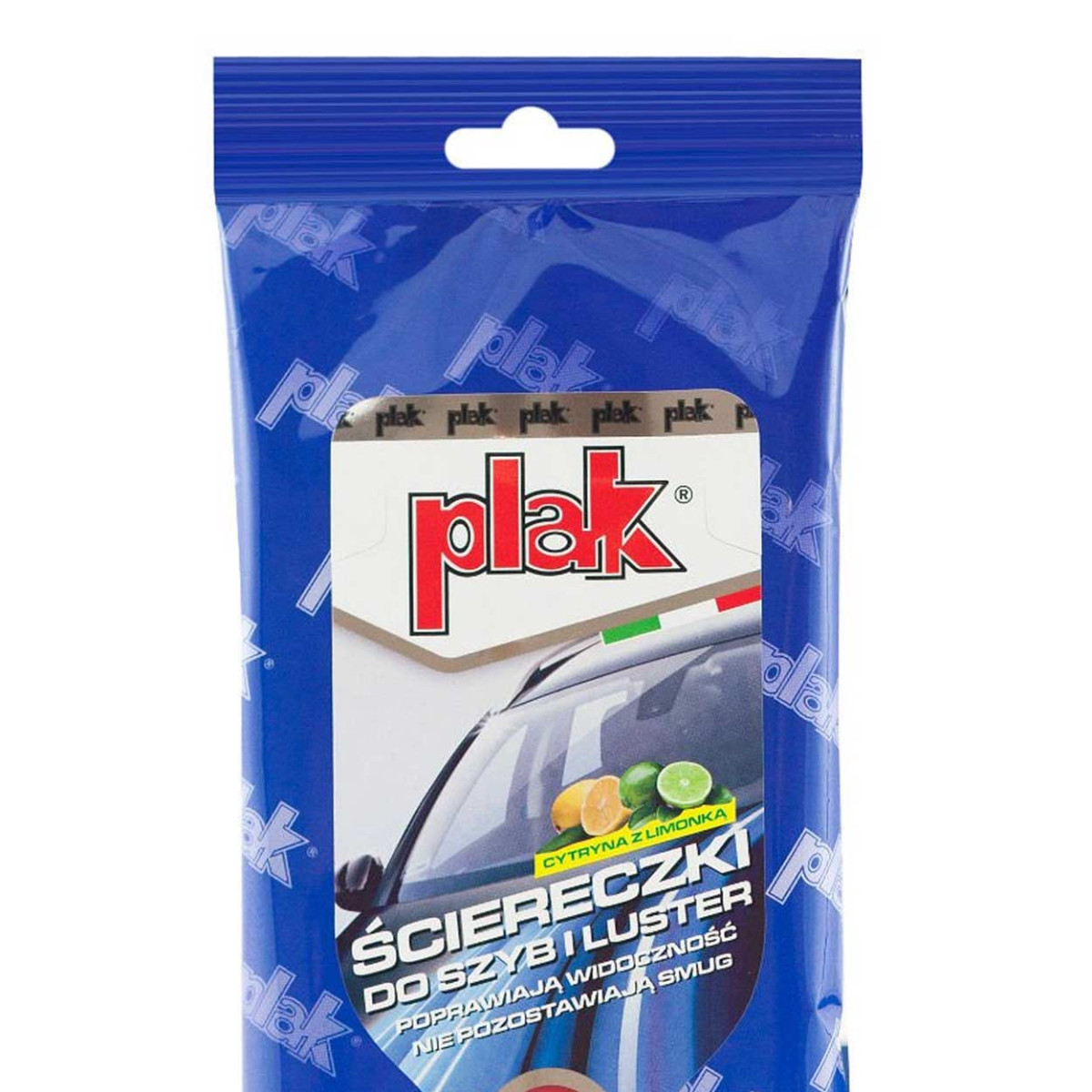 PLAK stikla tīrīšanas salvetes, 24 gab., citrona aromāts