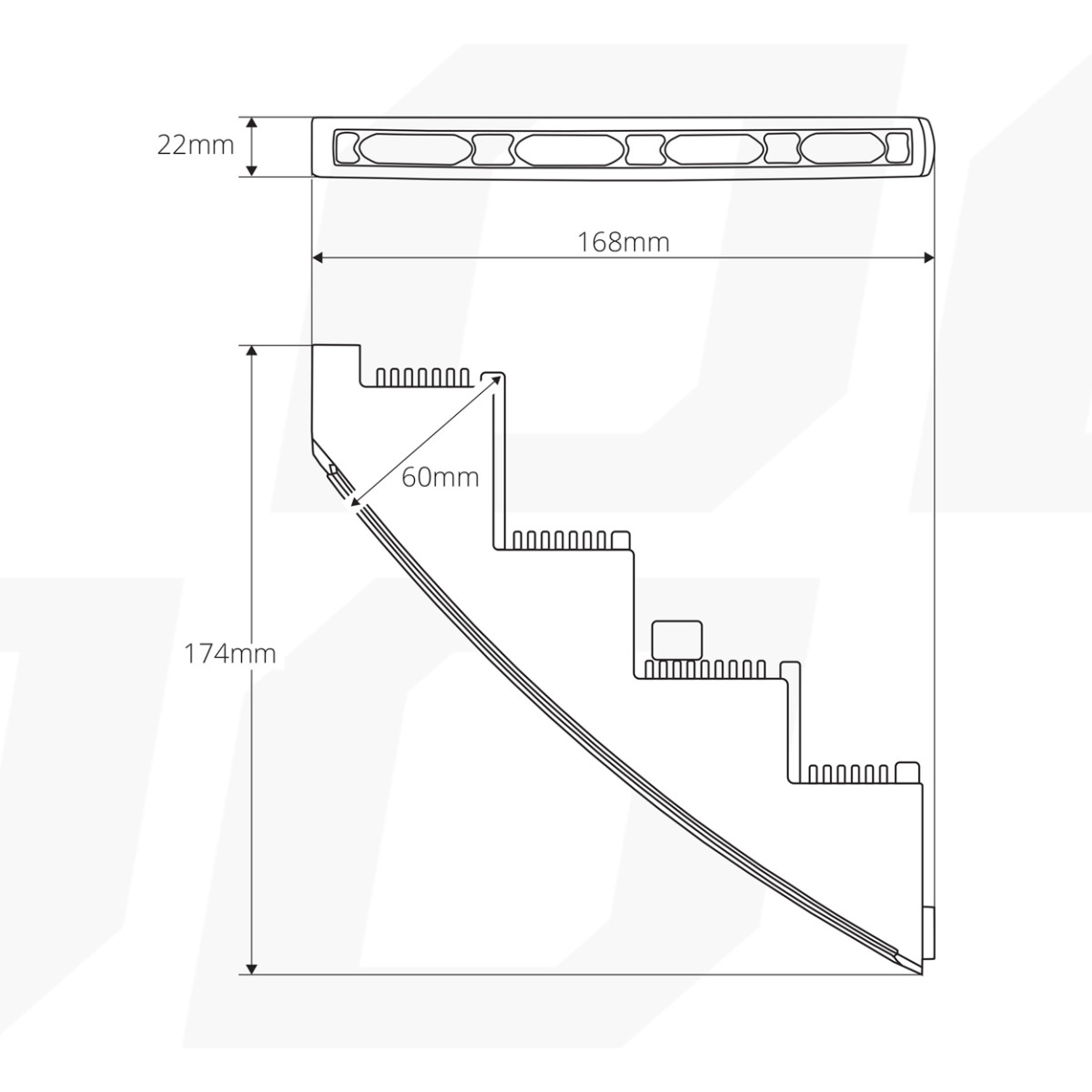Dienas gaitas lukturi DRL 523HP mini