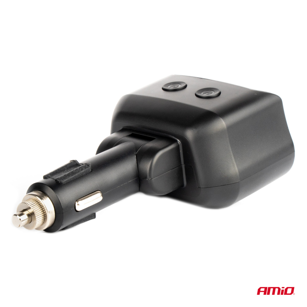 Dubultā automašīnas strāvas kontaktligzda 2x USB + 1x USB-C 12/24V, maks. 200W, AMIO-04173