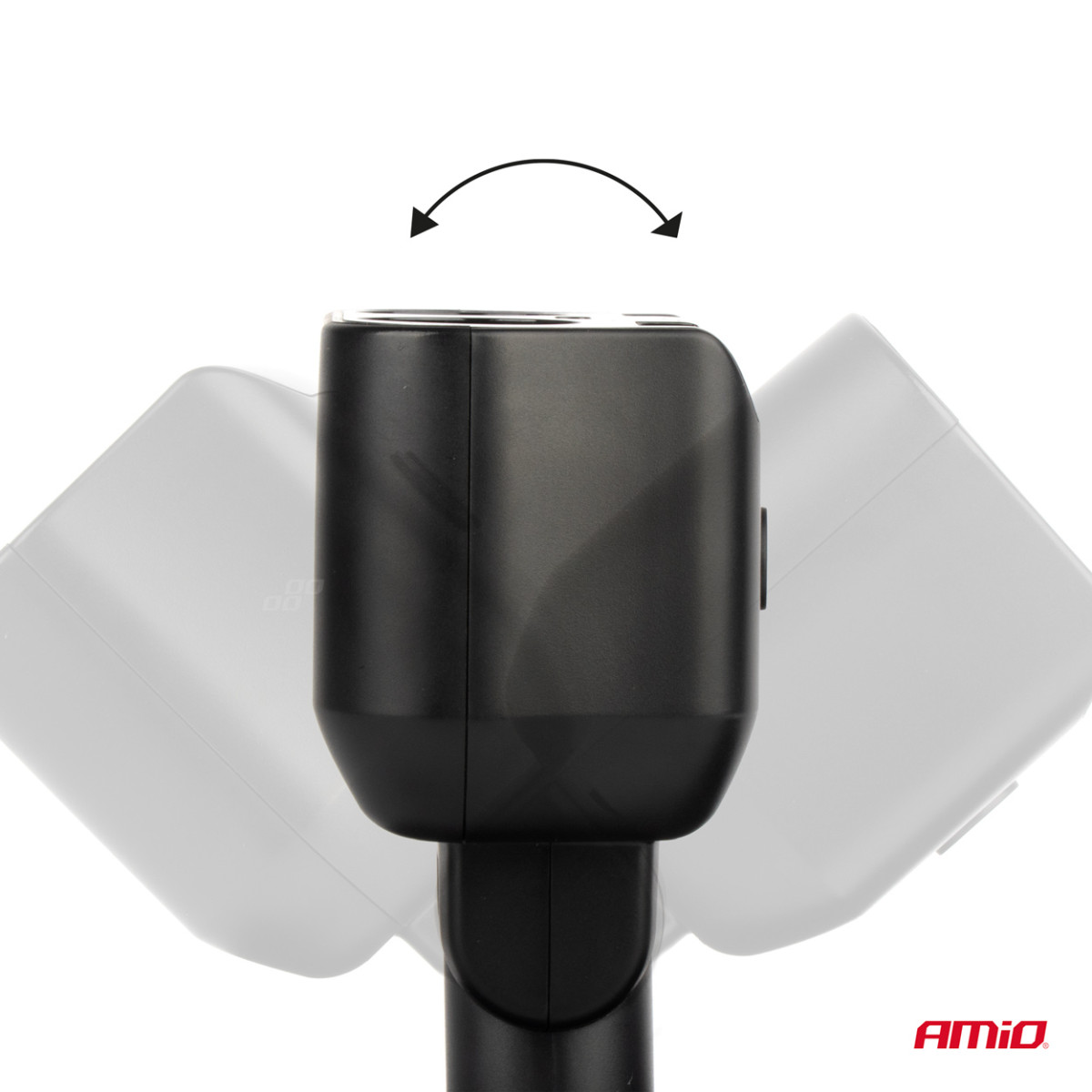 Dubultā automašīnas strāvas kontaktligzda 2x USB + 1x USB-C 12/24V, maks. 200W, AMIO-04173