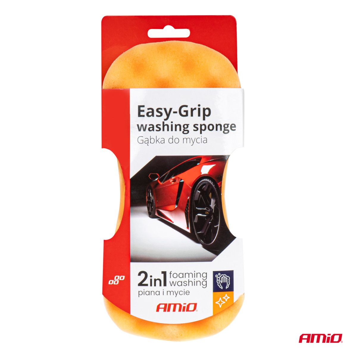 Mīksts automazgāšanas sūklis Easy-Grip, AMIO-03841