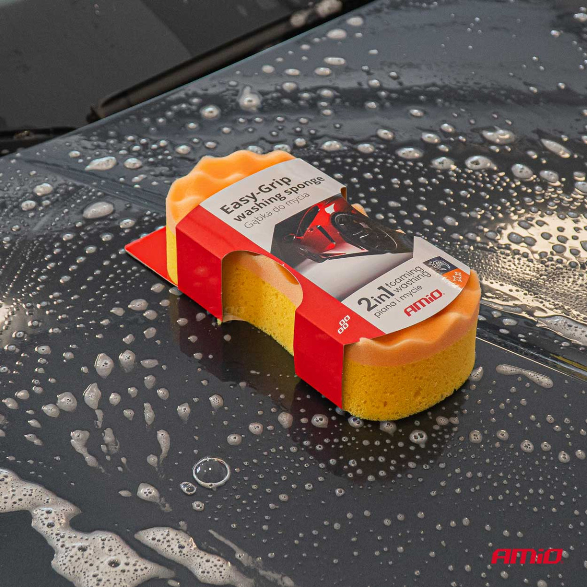 Mīksts automazgāšanas sūklis Easy-Grip, AMIO-03841