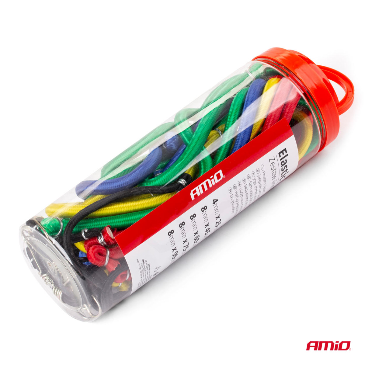 Elastīgo bagāžas siksnu komplekts, 12 gab., BSTRAP-11 AMIO-02836