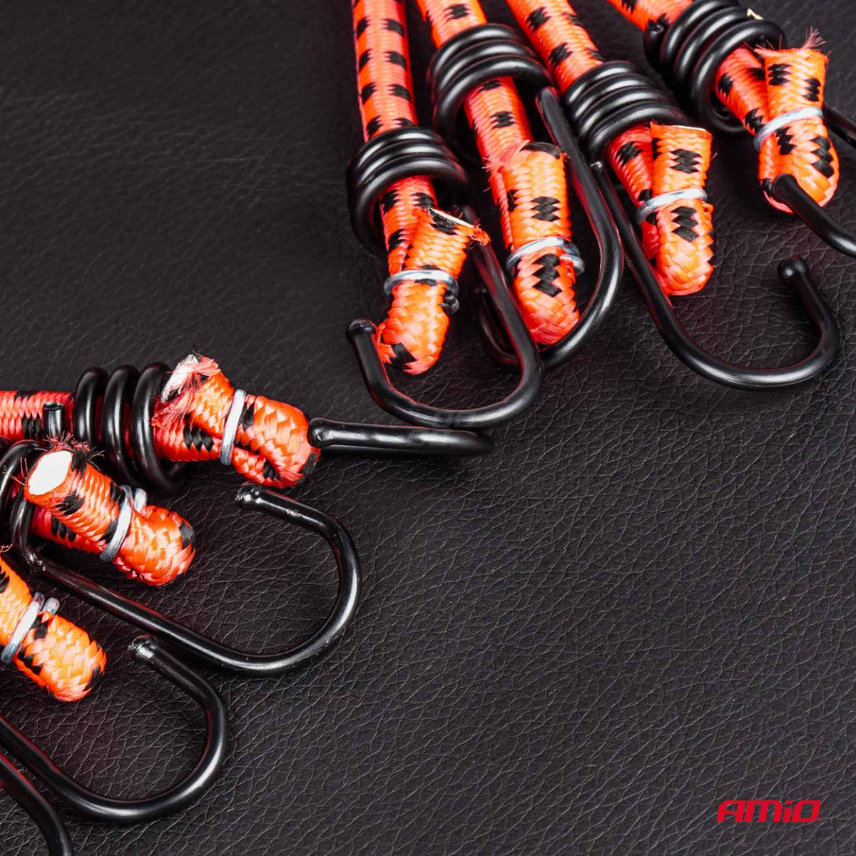 Elastīga bagāžas siksna, 8 zari, 30 cm, Ø8 mm BSTRAP-01 AMIO-01146