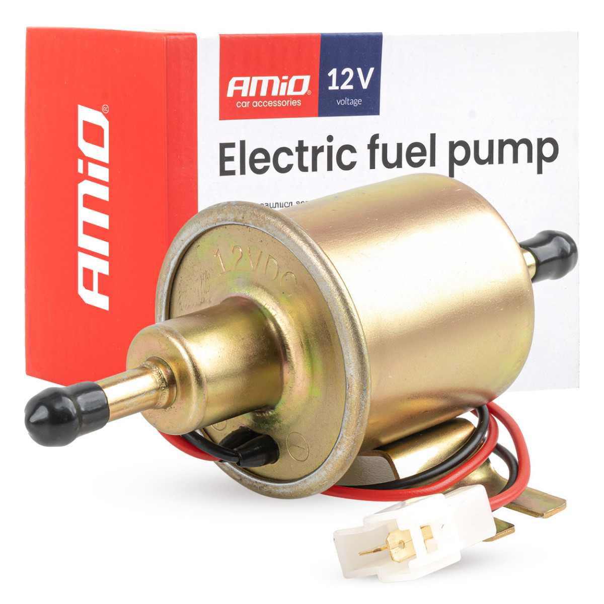 Elektriskais degvielas sūknis, 8 mm, 12 V AMIO-04924