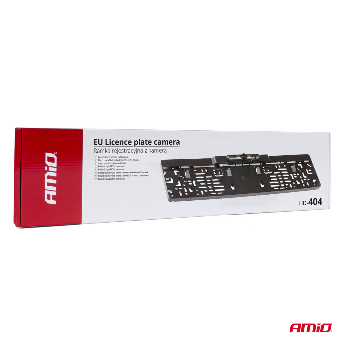 Atpakaļskata kamera numura zīmes rāmī HD-404 720p 12V 
