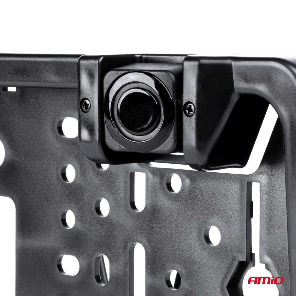 Atpakaļskata kamera ar parkošanās sensoriem numura zīmes rāmī 3 vienā HD-410 720p