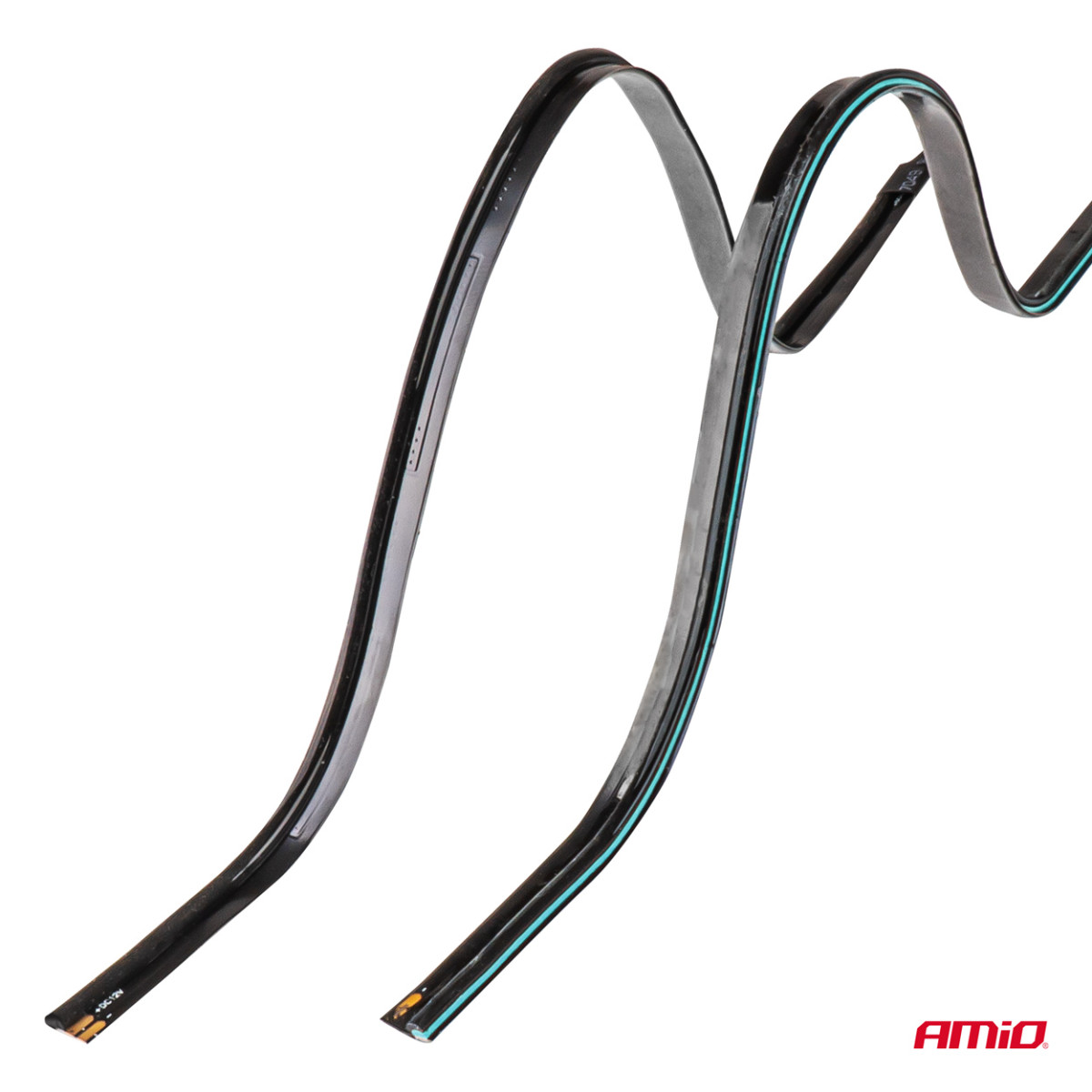 Elastīgas sānu COB LED lentes 2x30 cm 12V, zilas