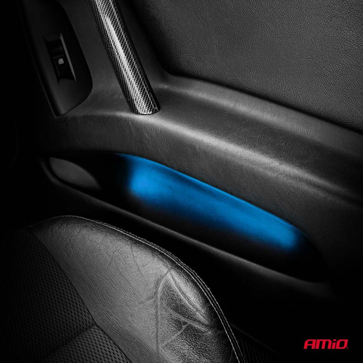 Elastīgas COB LED lentes 2x30 cm 12V, zilas