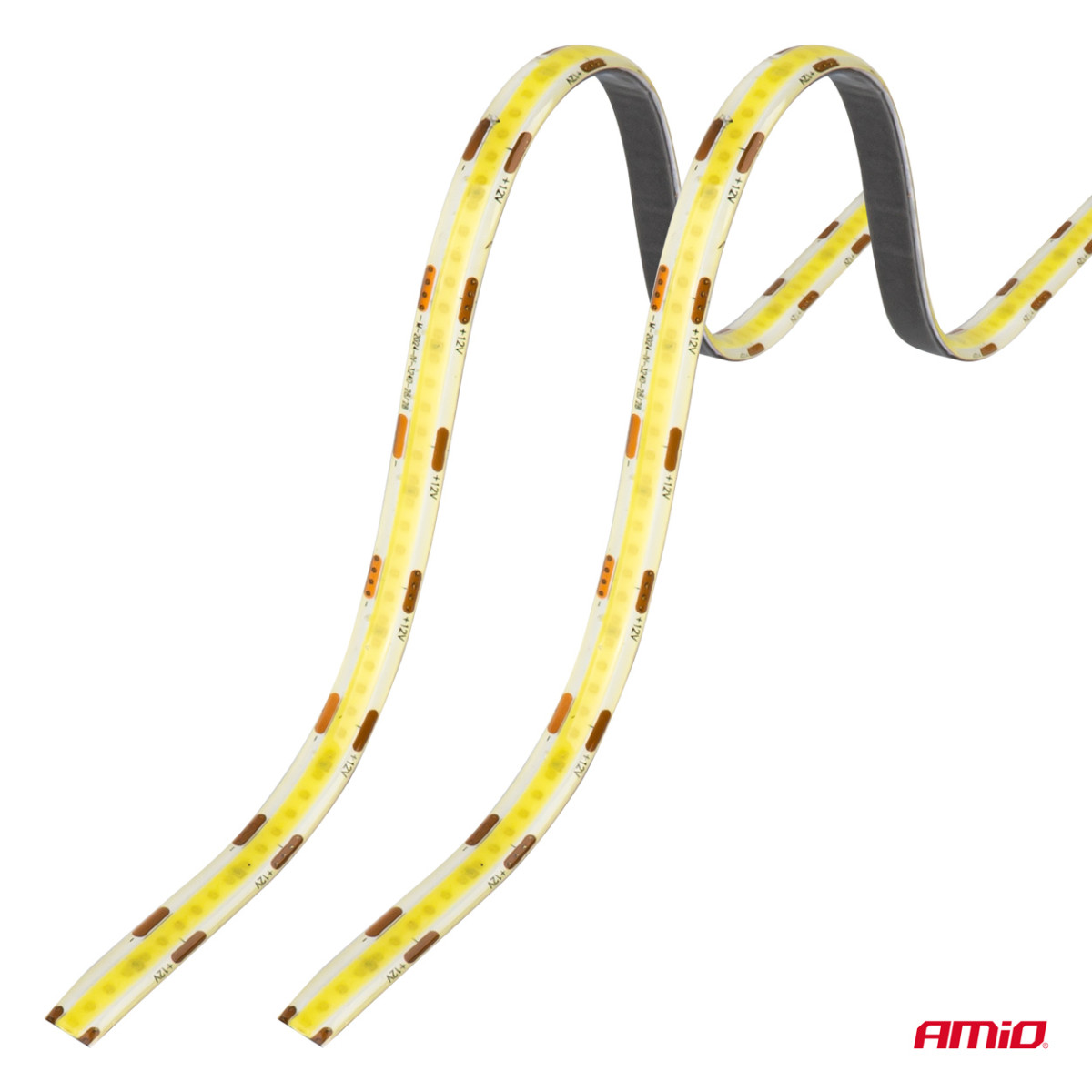 Elastīgas COB LED lentes 2x30 cm 12V, baltas