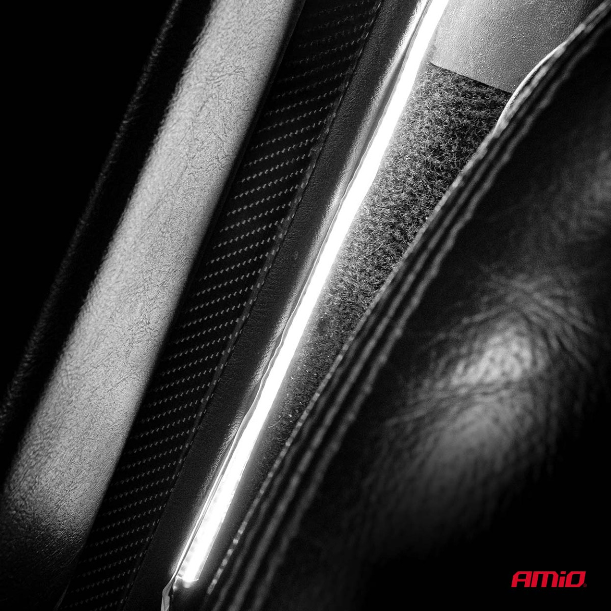 Elastīgas COB LED lentes 2x30 cm 12V, baltas