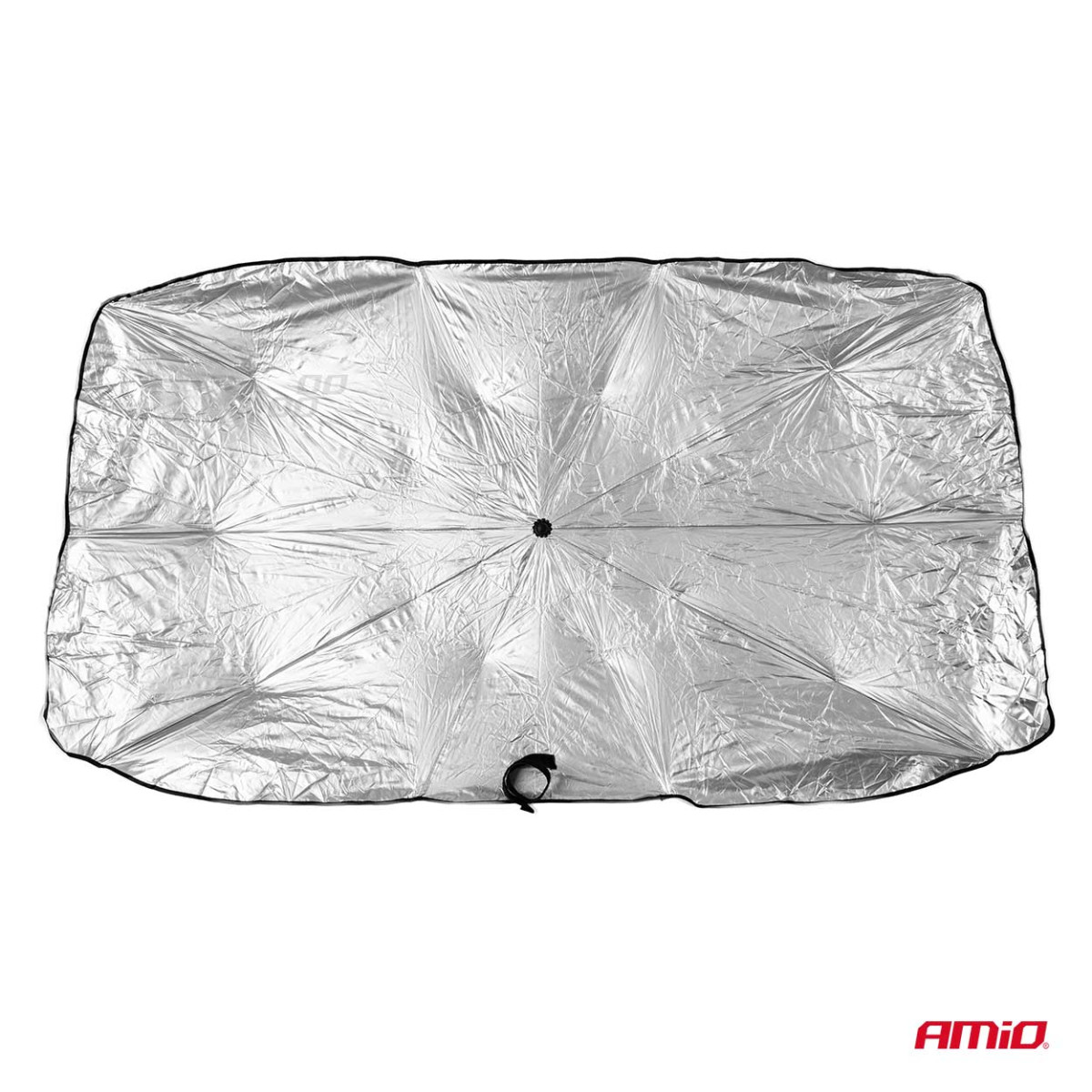 Salokāms vējstikla saules aizsargs - lietussargs 140x79 cm AMIO-02906