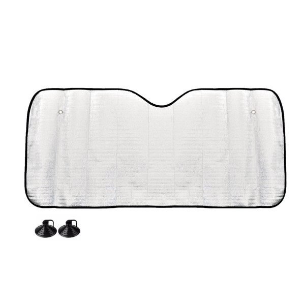 Vējstikla aizsargs 145x70 cm, sudrabkrāsas, EPE putas AMIO-01535