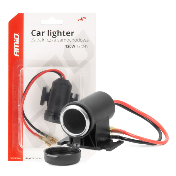 Hermētiska automašīnas kontaktligzda 12/24V AMIO-04129