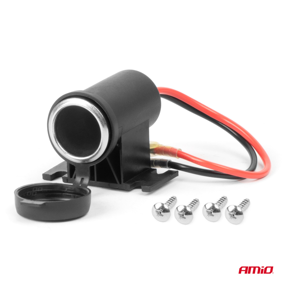 Hermētiska automašīnas kontaktligzda 12/24V AMIO-04129