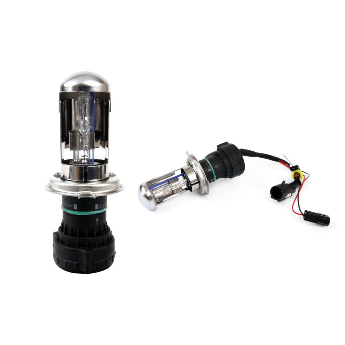 Ksenona biksenona spuldze HID H4-3 6000K AMIO-01422