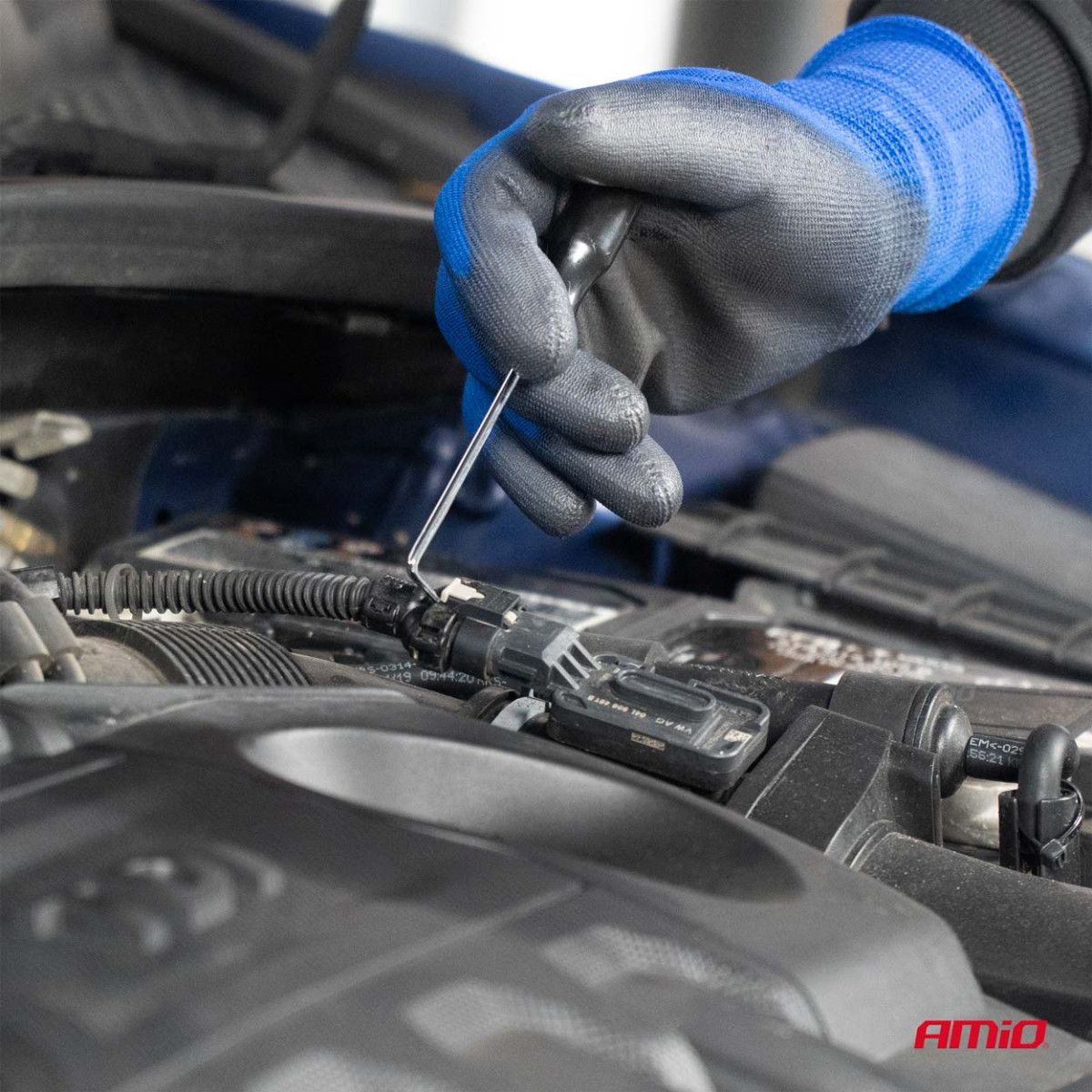 Āķa un atdalīšanas instrumentu komplekts, 4 gab. AMIO-04281