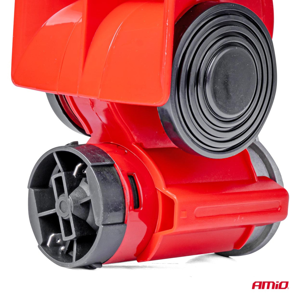 Skaņas signāls – divtoņu, 118 dB, 12 V, ar releju, AMIO-03619