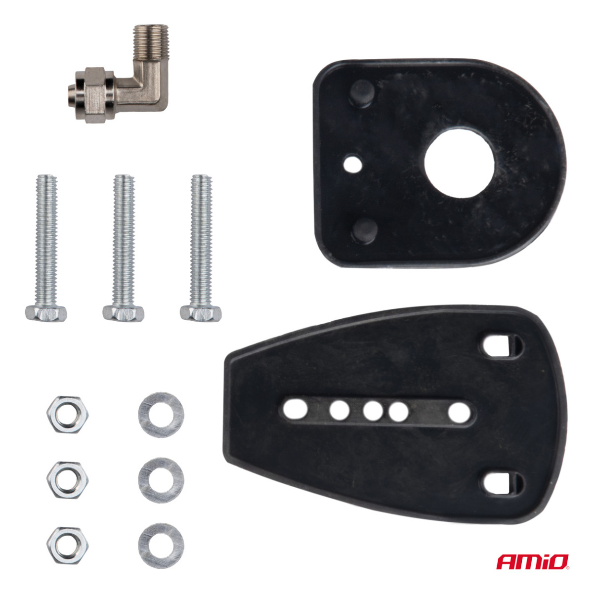 Signāltaure – hromēta, 620 mm, 115 dB, 12/24 V, zems tonis, AMIO-04078