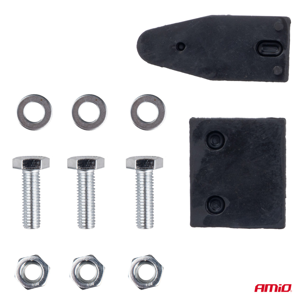 Signāltaure – hromēta, 640 mm, 150 dB, 12/24V, AMIO-04076