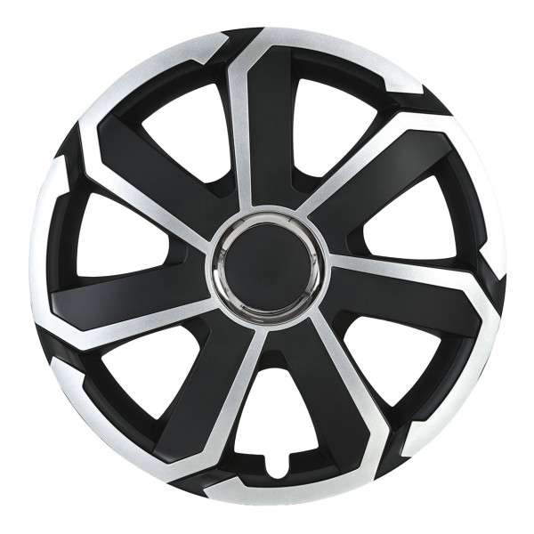 Riteņa pārsegs 1 gab. AEROSPIN, melns un sudrabs 15" Riteņa pārsegs 1 gab. AEROSPIN, melns un sudrabs 15"