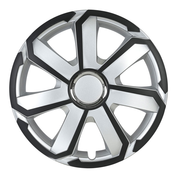 Riteņa pārsegs 1 gab. AEROSPIN, sudraba un melns 16" 
