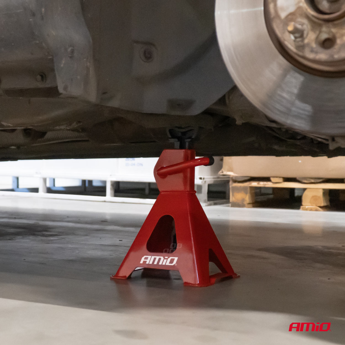 Automašīnas atbalsta statīvi 3000 kg, 2 gab. AMIO-04188