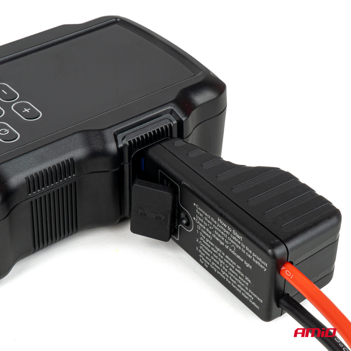 Starteris 4 vienā ar kompresoru / ārējais akumulators 12V 17Ah 900A, AMIO-05126