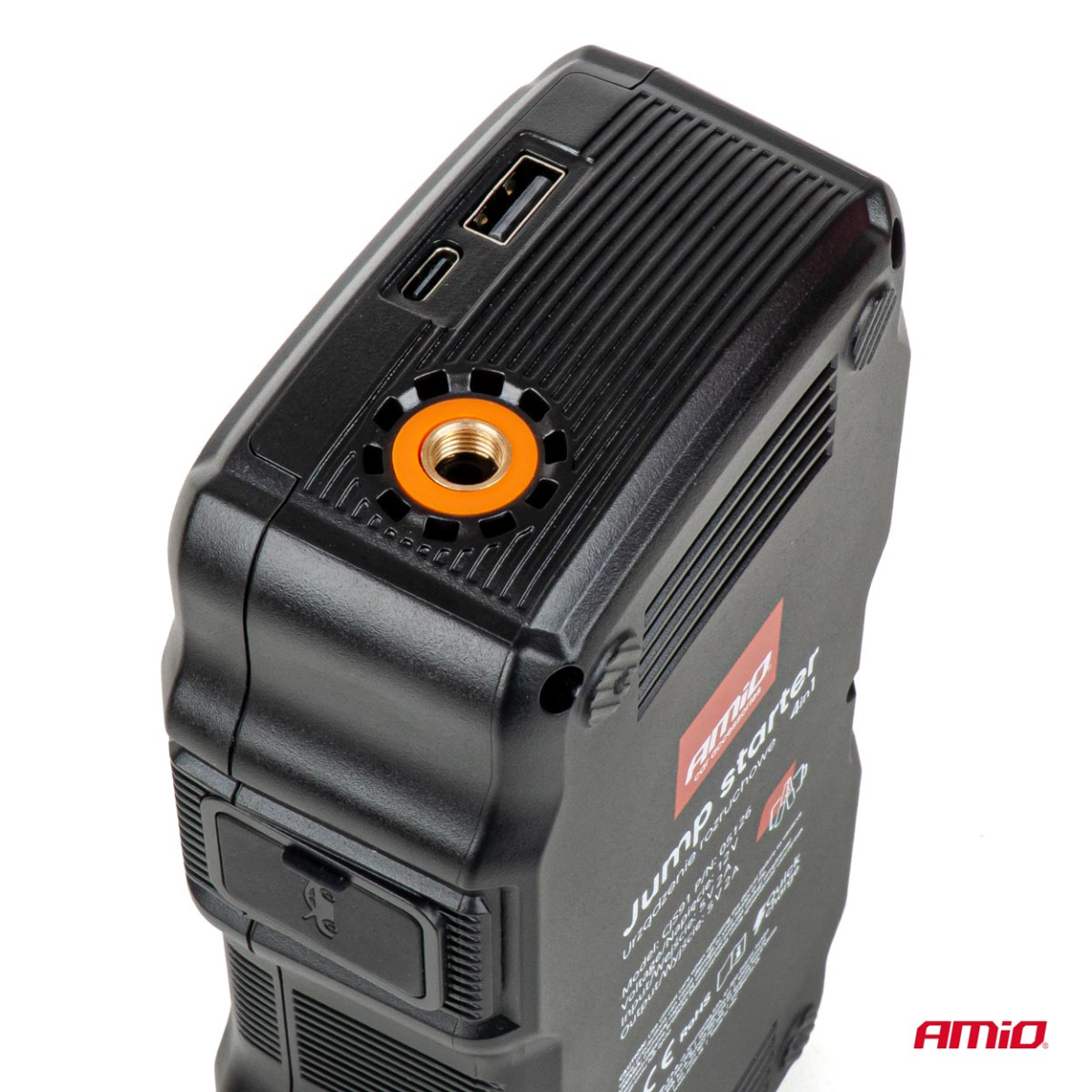 Starteris 4 vienā ar kompresoru / ārējais akumulators 12V 17Ah 900A, AMIO-05126