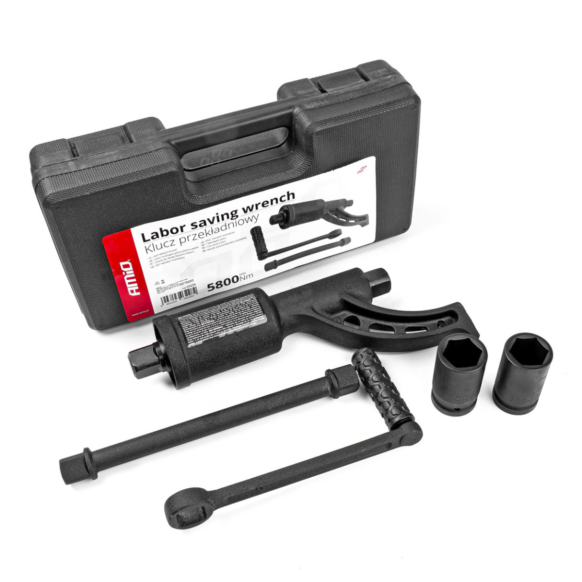 Augsta griezes momenta atslēga, 5800 Nm AMIO-03228