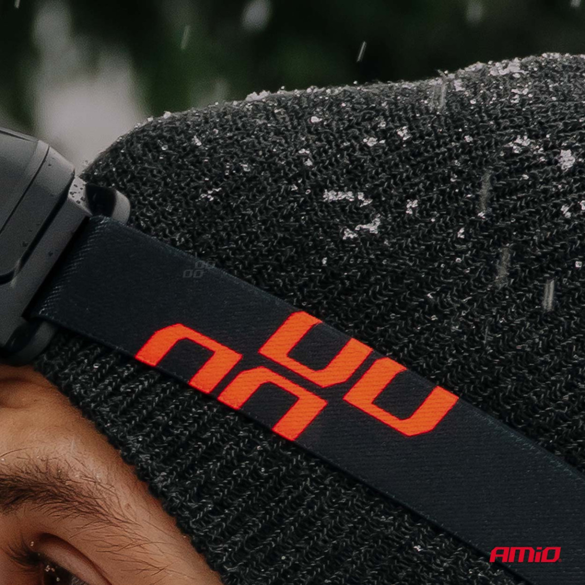 Uzlādējams LED galvas lukturis COB ar kustības sensoru, 1800 mAh AMIO-04666