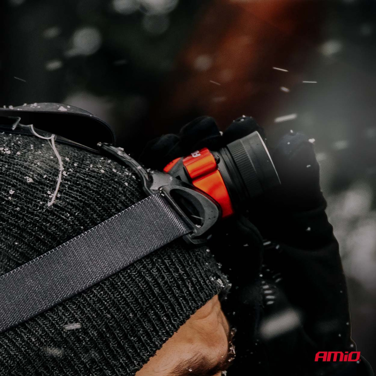 Uzlādējams LED pieres lukturītis T6, 3600 mAh AMIO-04665