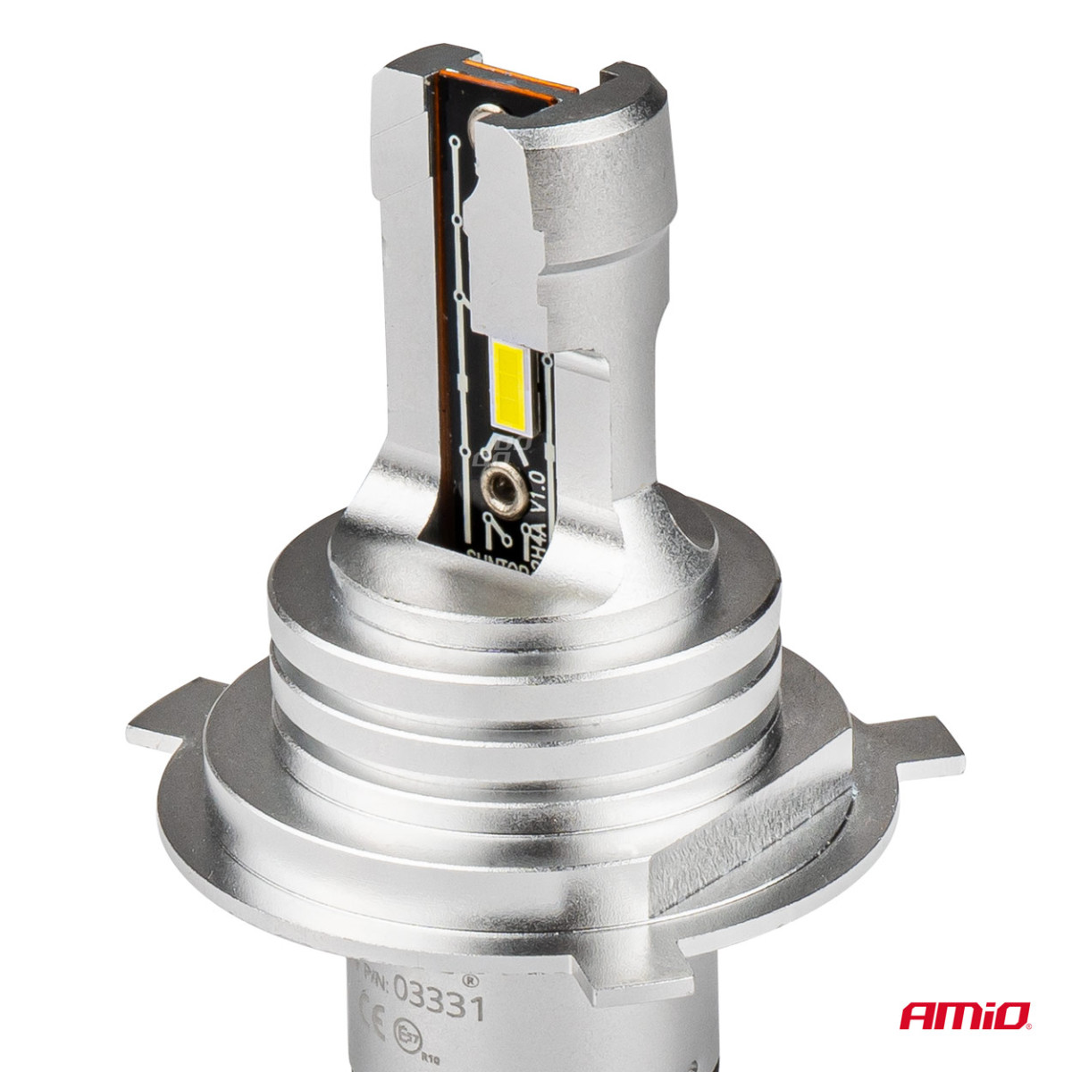 LED priekšējo lukturu spuldzes H-mini sērija H4/H19 AMiO-03331