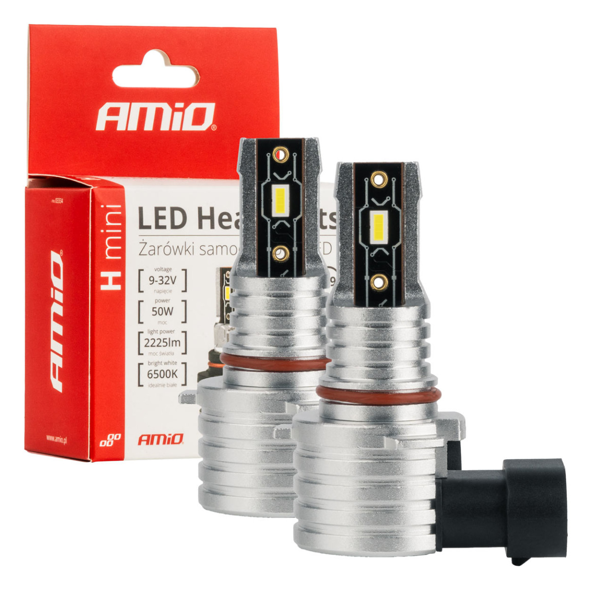LED priekšējo lukturu spuldzes H-mini sērija HB3 9005/HIR1 9011/H10 AMiO-03334
