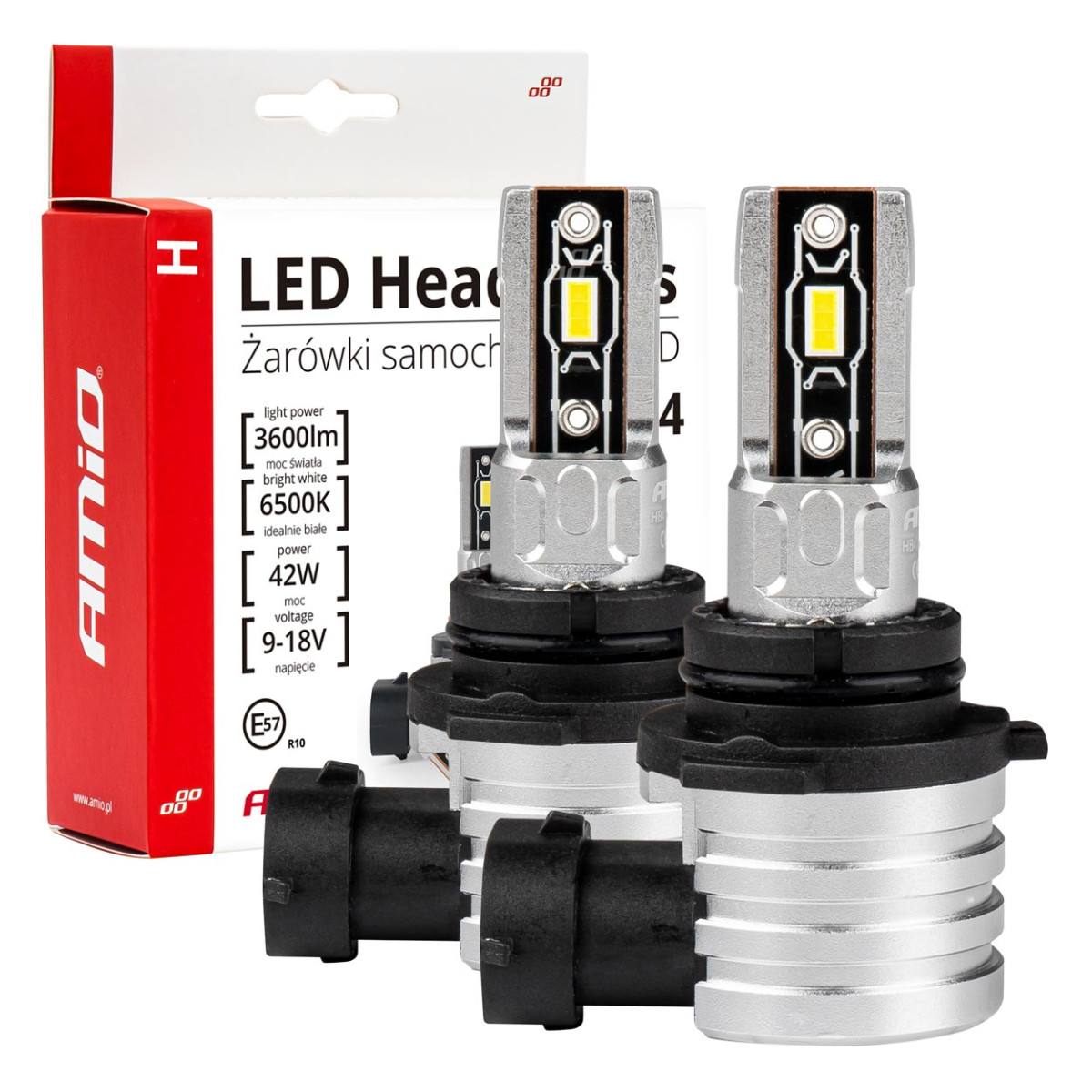 LED priekšējo lukturu spuldzes H-mini sērija HB4 9006 AMiO-03335