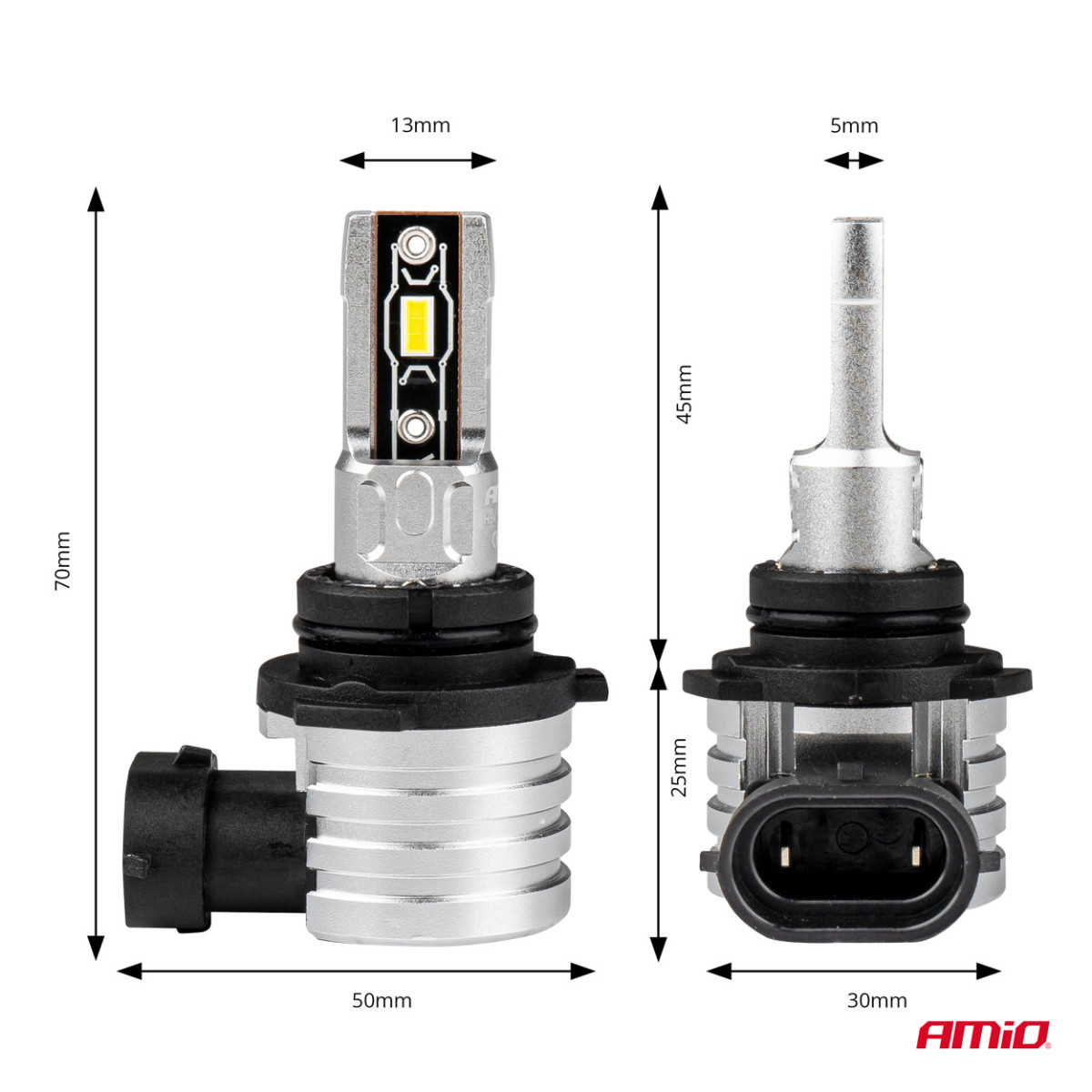 LED priekšējo lukturu spuldzes H-mini sērija HB4 9006 AMiO-03335