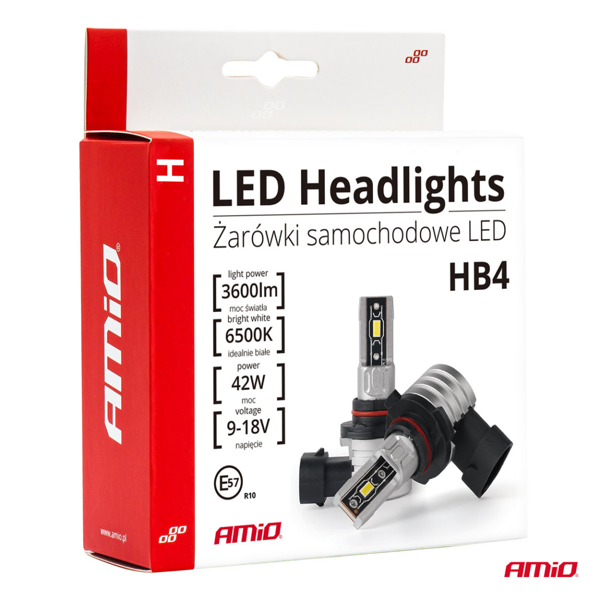LED priekšējo lukturu spuldzes H-mini sērija HB4 9006 AMiO-03335
