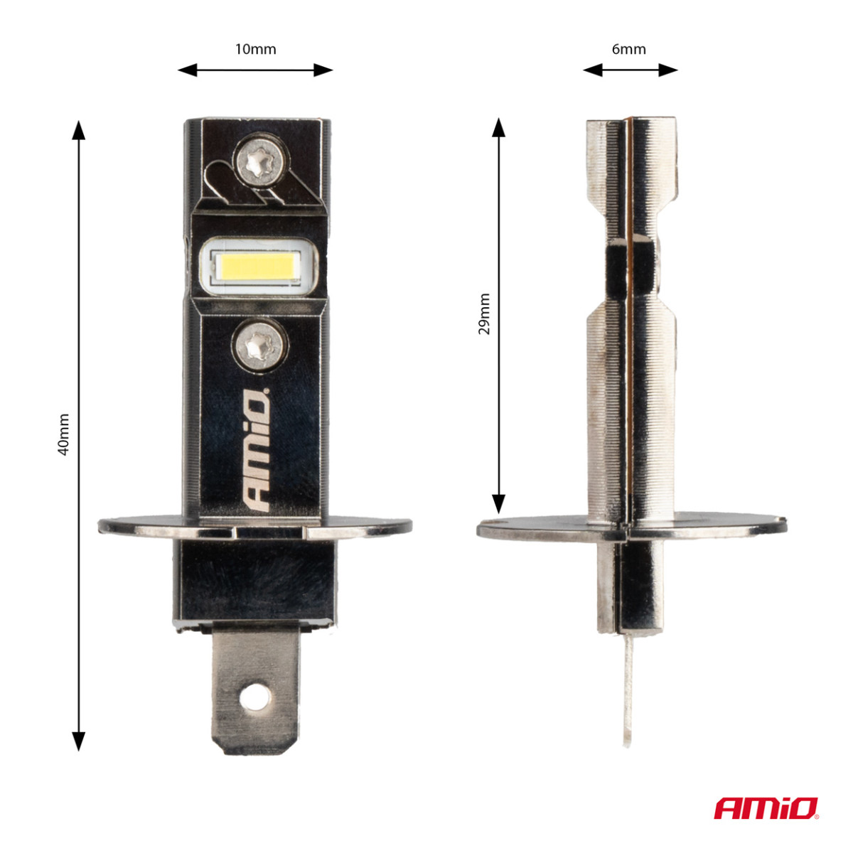 LED priekšējo lukturu spuldzes Hybrid sērija H3 6000K Canbus 60W AMIO-04113